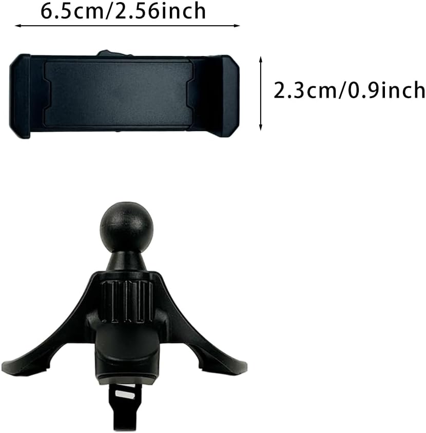 Handyhalterung für Mini R50 R52 R53, Autohandyhalter für runde Luftauslässe für Mini Cooper One R50