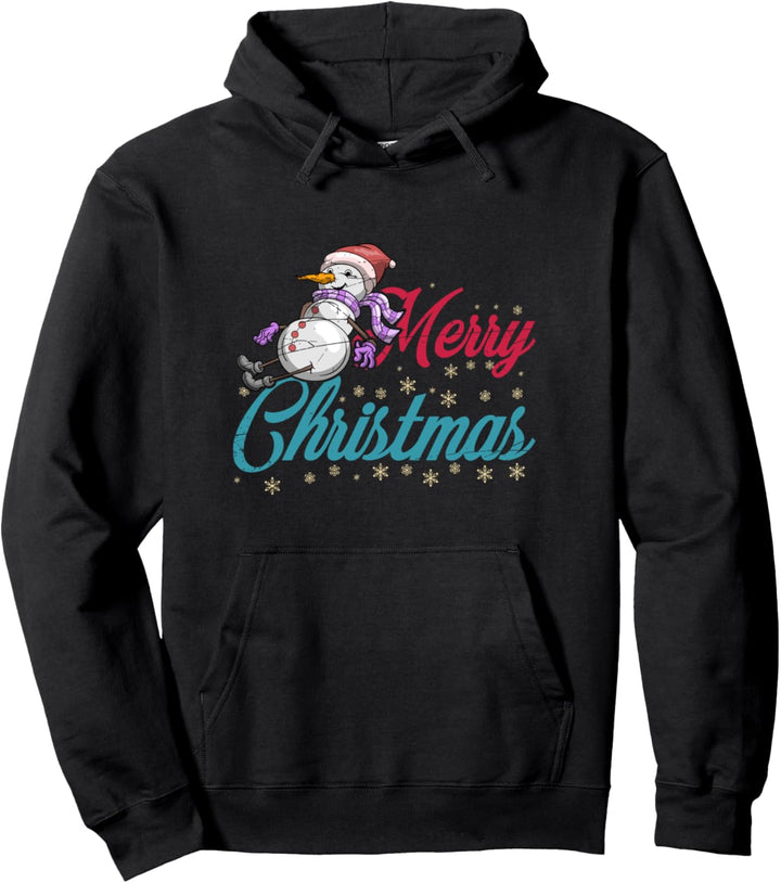 Herren Damen Geschenk zu Weihnachten Schneemann Pullover Hoodie