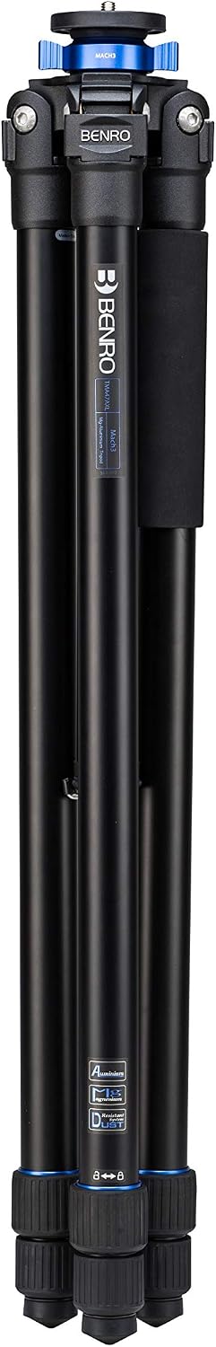 Benro Mach3 Dreibein-Stative 4 Series/ 3 Section Extra Long Schwarz Serie 4 Aluminium 3 Abschnitt XL