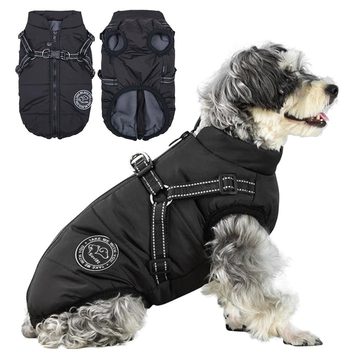Savlot Hundejacke Winterweste Jacken Hundemantel Hundepullover Haustier Skifahren Kostüm Ärmellose B