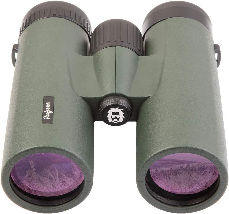 Fichtelberg - 8x42 Fernglas inkl. Zubehör - mit Porro-Prismen (BaK-4) - lichtstarkes Fernglas für Wa