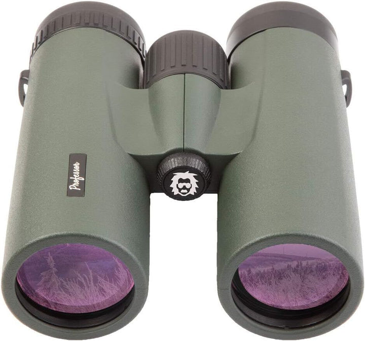 Fichtelberg - 8x42 Fernglas inkl. Zubehör - mit Porro-Prismen (BaK-4) - lichtstarkes Fernglas für Wa