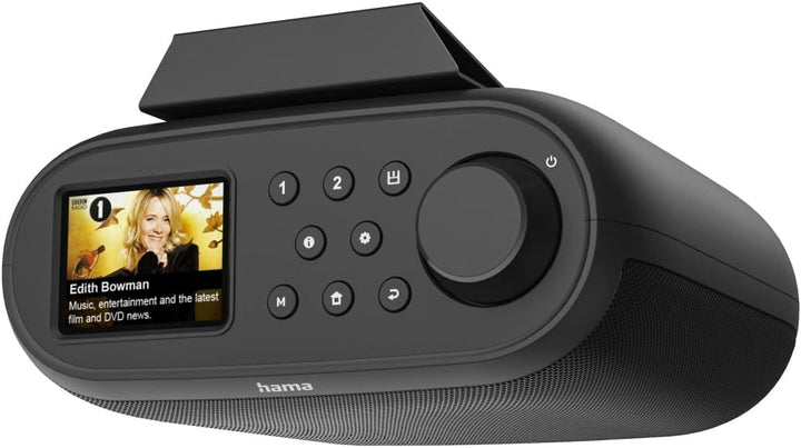 Hama Internetradio mit Digitalradio (WLAN/DAB+/DAB/UKW, Bluetooth, Spotify Streaming, 30 Speicherplä