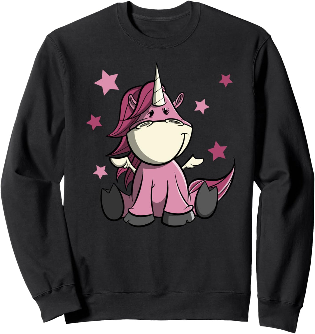 Rosa Einhorn - Süsses Unicorn Einhorn Party Geschenk Sweatshirt