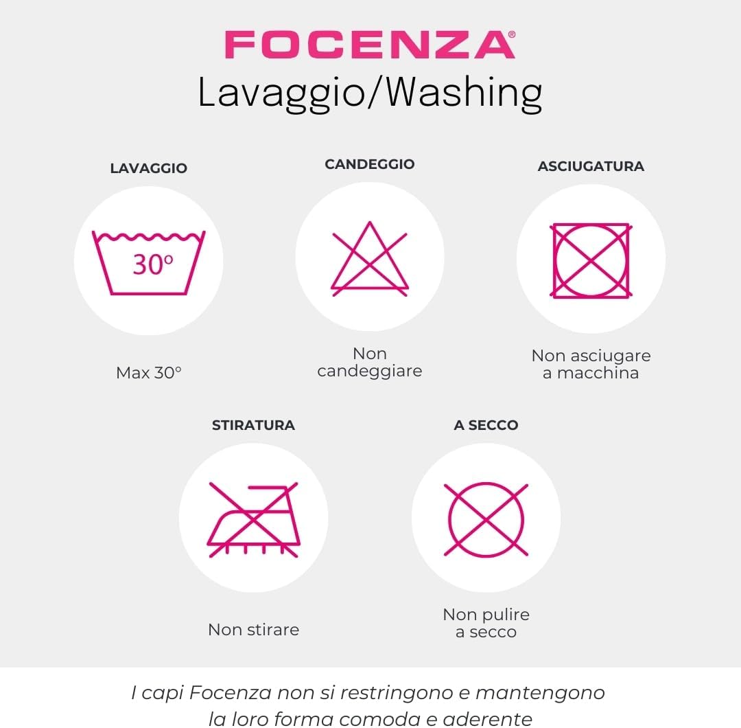 FOCENZA Sport-BH Top Gym Damen, Nahtlose Technologie, Made in Italy S-M Weiss, S-M Weiss