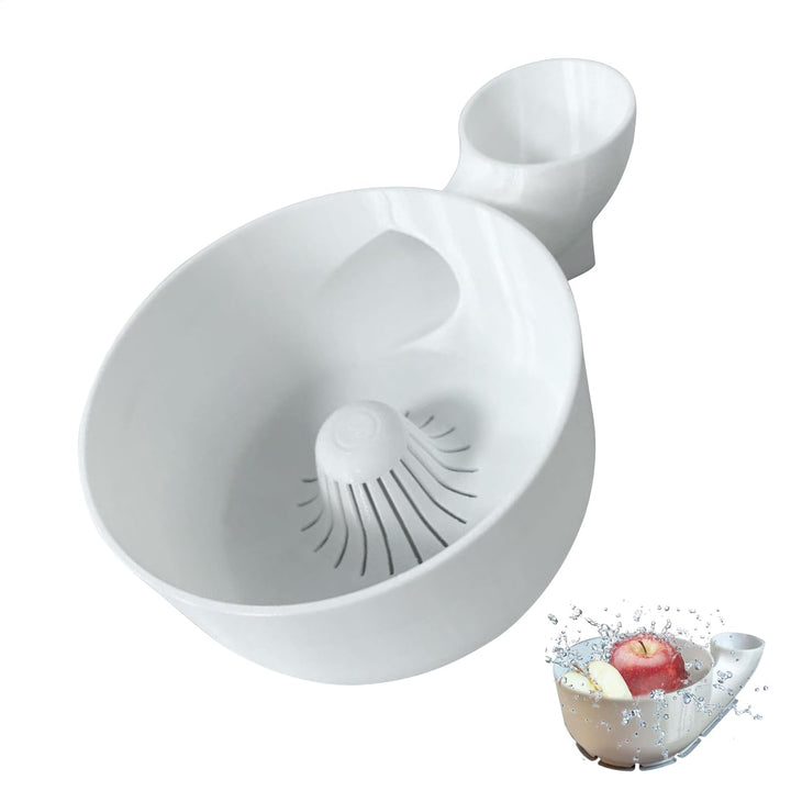Fruit Washing Bowl with Strainer, Automatic Vegetable Washer, Multifunctional Food Storage Basket fo