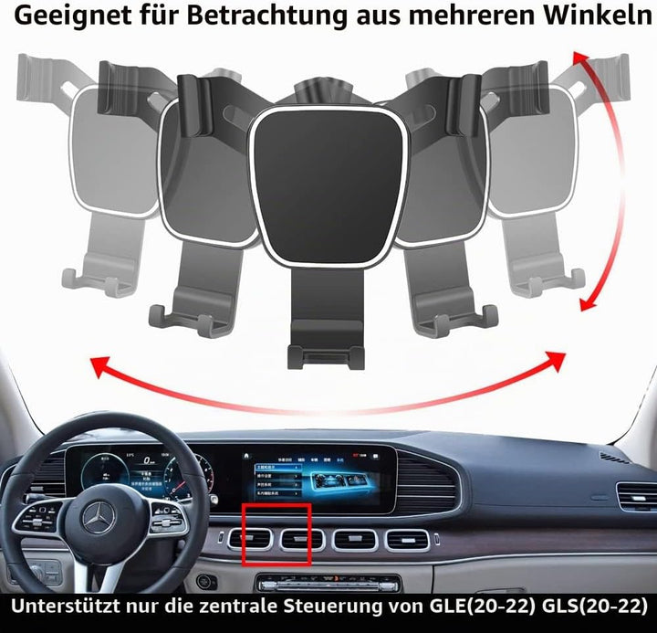 Kfz-Handyhalterung für 2020-2025 Mercedes Benz GLE-Klasse, 2020-2025 GLS-Klasse Autozubehör Navigati
