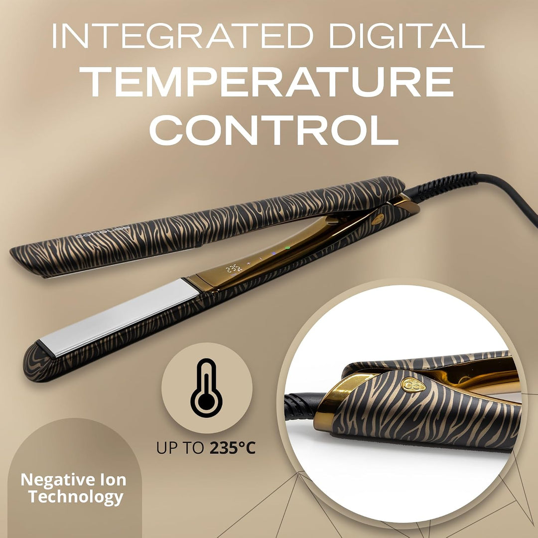 Corioliss C5 | Professioneller Haarglätter | Titanium Plates | Perfekt zum Glätten und Wellen | Bis