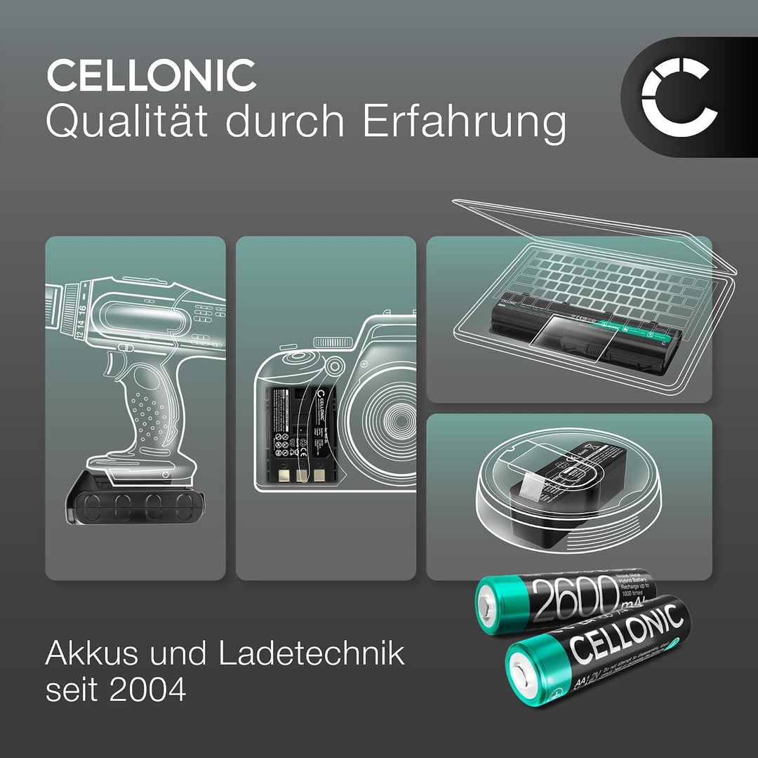 CELLONIC, Barcode-Scanner Akku kompatibel mit BT-000473, Zebra TC22, TC27 (3700mAh, 3.85V)