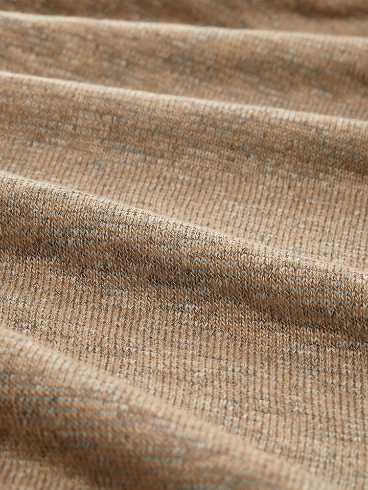 TOM TAILOR Damen Langarmshirt mit Kapuze S 30263 - Soft Light Camel Melange, S 30263 - Soft Light Ca