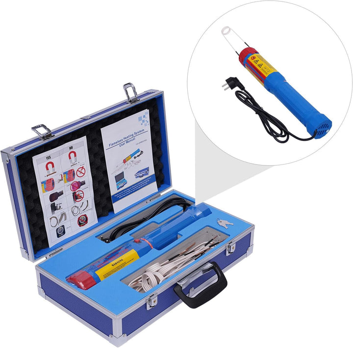 Induktionsheizgerät Magnetisches Induktionsheizer Handheld Flameless Induction Heater Set Led-Licht