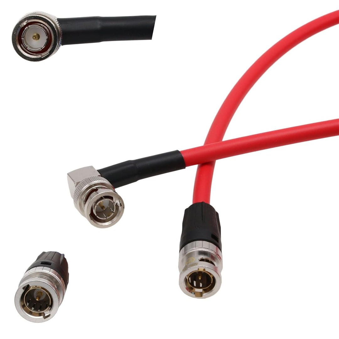 HangTon 12G 6G 3G SDI Raw 4K 60p Video Kabel BNC 75 ohm Koaxial Geschirmt für Sony Alexa DSMC2 Kamer
