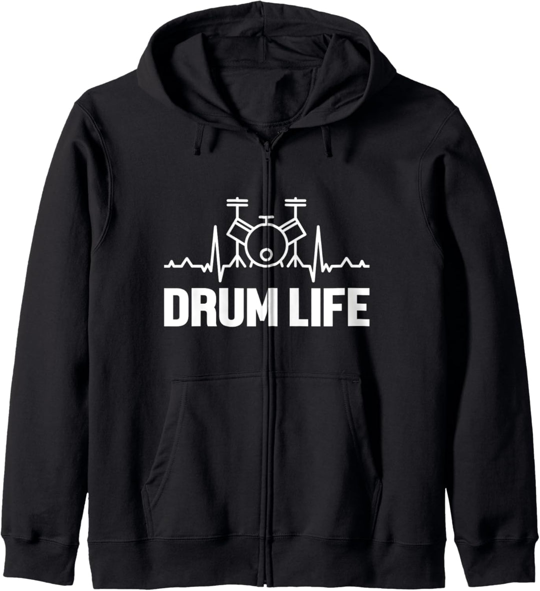 Drum Life Musik Drummer Schlagzeuger Trommel Spieler Drums Kapuzenjacke