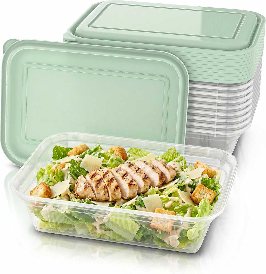 Arendo – Meal Prep Box – 10er Set – 950 ml – Vorratsdosen – Wiederverwendbar – spülmaschinengeeignet