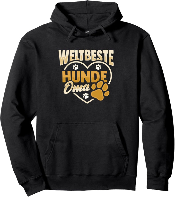 Weltbeste Hundeoma Design für eine Hundehalter Oma Pullover Hoodie