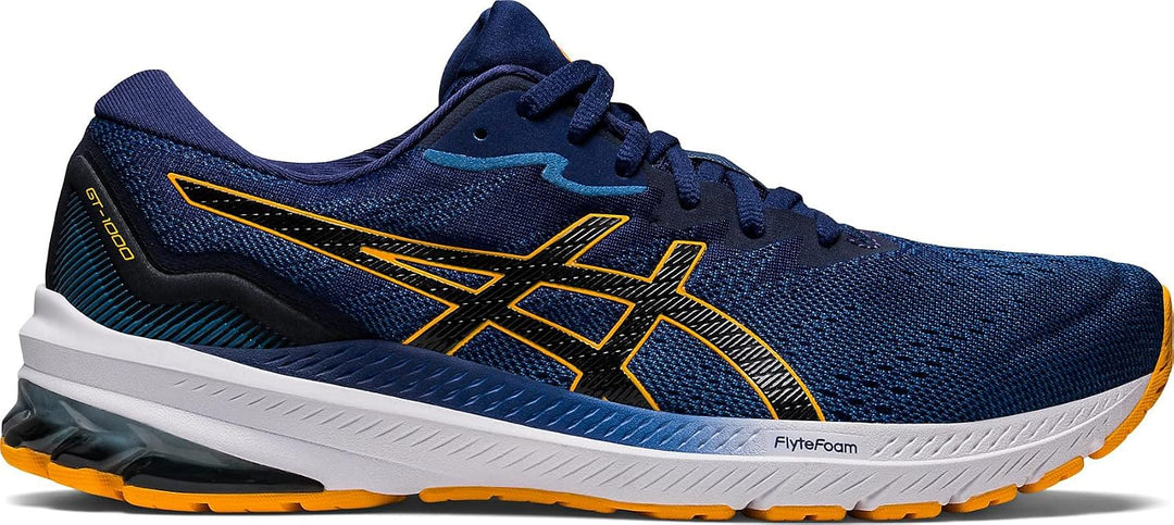 ASICS Unisex Kinder Gt-1000 11 Gs Sneaker 43.5 EU Azure Black, 43.5 EU Azure Black