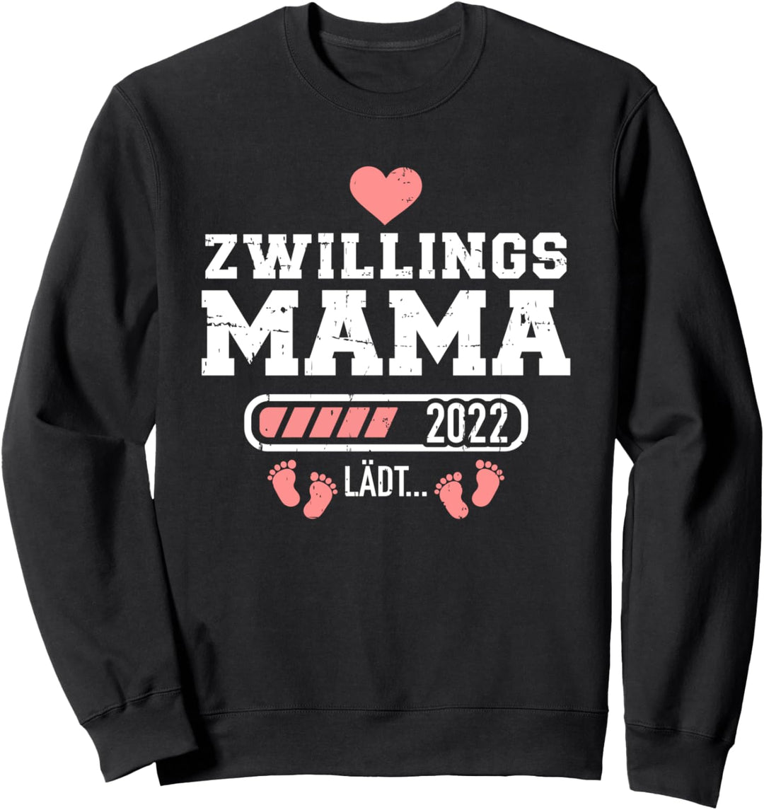 Zwillingsmama 2022 lädt Mutter von Zwillingen Sweatshirt