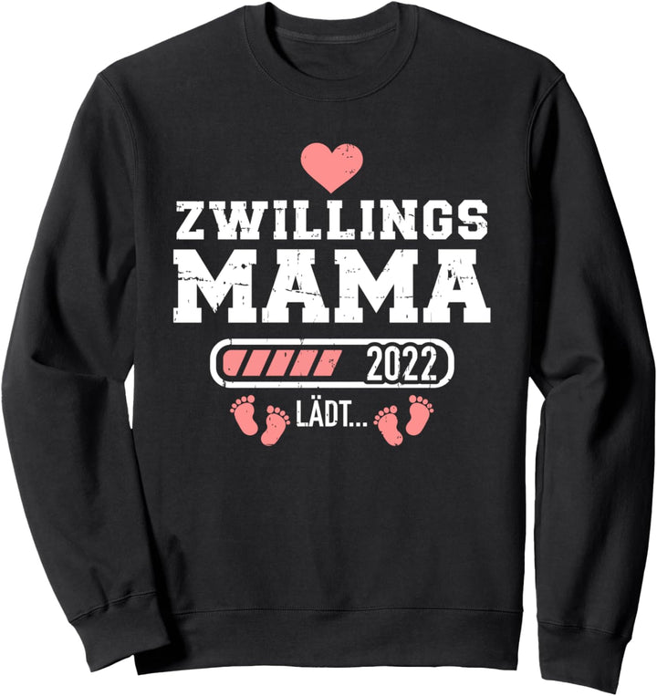 Zwillingsmama 2022 lädt Mutter von Zwillingen Sweatshirt