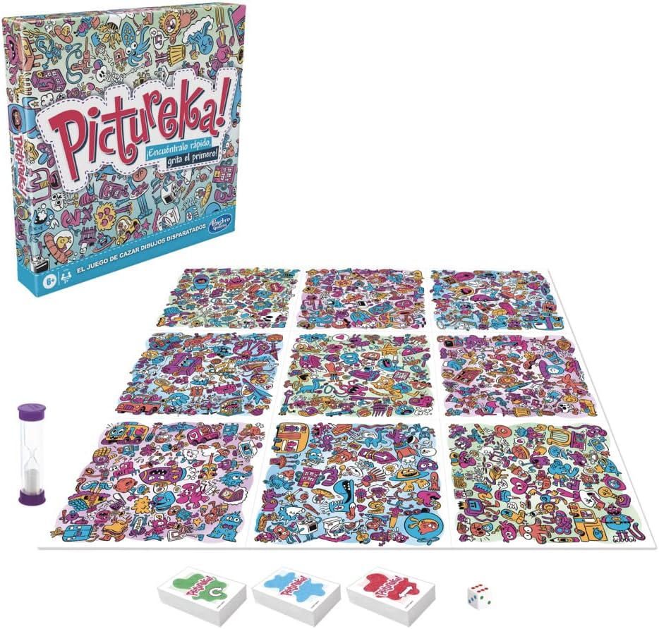 Hasbro Gaming Pictureka! - Cartoon-Spiel - Brettspiel für Kinder - Lustiges Familienspiel - Brettspi