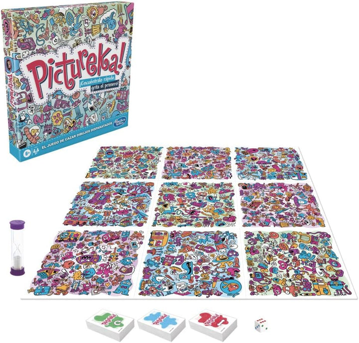 Hasbro Gaming Pictureka! - Cartoon-Spiel - Brettspiel für Kinder - Lustiges Familienspiel - Brettspi