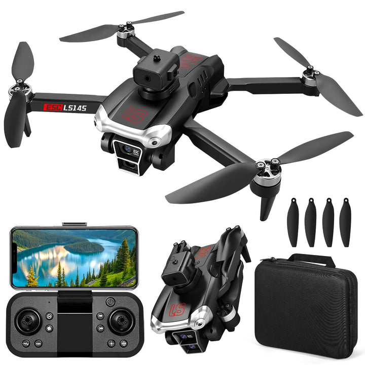 Drohne mit Kamera für Kinder, RC Drone Quadcopter mit Kopflos Modus, Höhenhaltung, 90° Einstellbar,