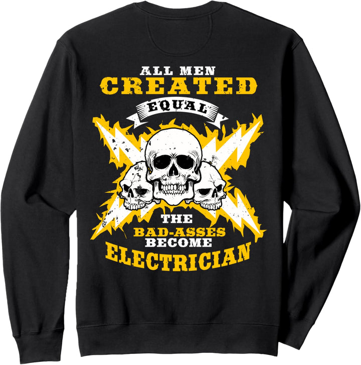 Elektriker Geschenke Design auf der Rückseite Sweatshirt