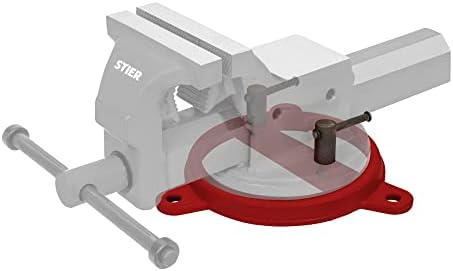 STIER Drehteller für Parallelschraubstock Grösse 100 Drehung Um 360 Grad Size, Size