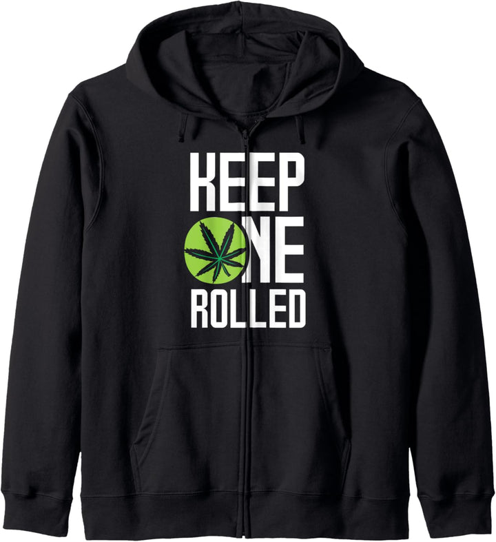 Halten Sie ein gerolltes Spliff-Shirt Kapuzenjacke