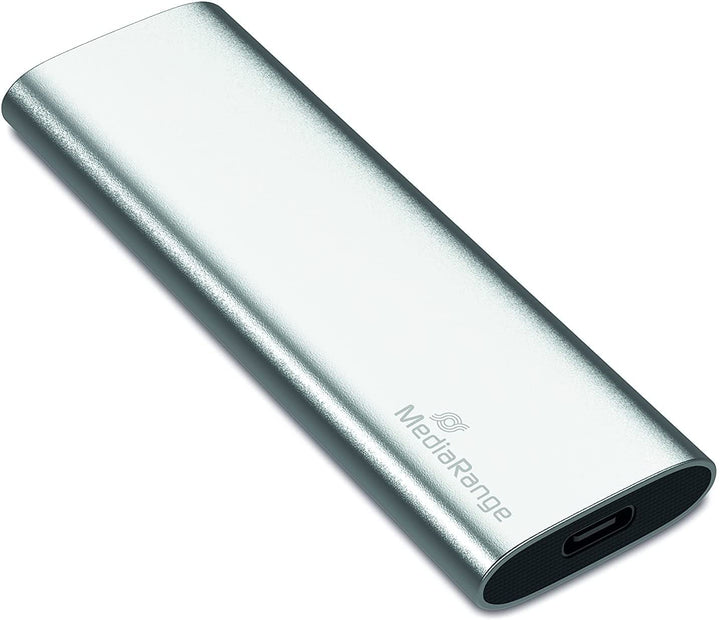 MediaRange Externes SSD Laufwerk 480 GB - USB Type-C Solid State Laufwerk mit 3.2 Gen 2 Flash Techno
