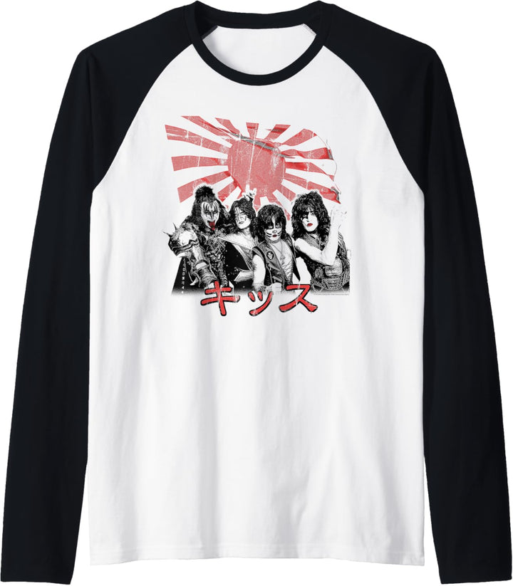 KISS - Rising Sun Raglan