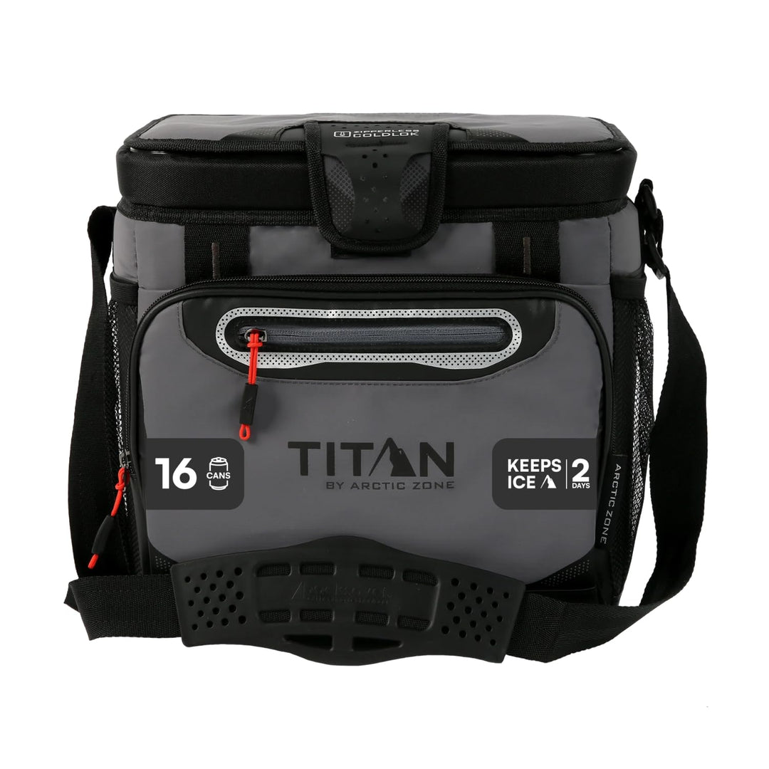 Titan by Arctic Zone Im Freien Titan 30 Can Cooler Eistruhe, 16 Dosen Sharkskin Grau