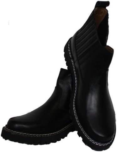 German Wear Motorradstiefel Chopper Western Reiter Motorradschuhe Stiefel Echtleder, Schuhgrösse:47