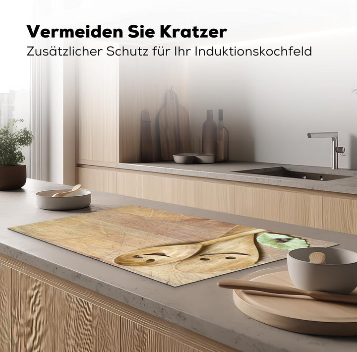 Herdabdeckplatte Einteilig Küche Herdabdeckung Induktionsfeld Ceranfeld Herdabdeckplatten Vinyl Matt