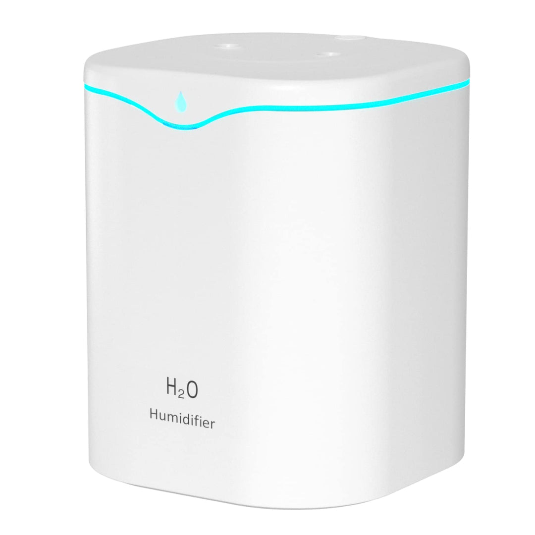 Irishom 2L Double Spray Humidifiers with LED light Cool Mist Auto Shut-Off Humidifier Portable Desk