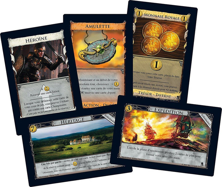 Asmodee – Strategiespiel – Dominion, französische Sprache Erweiterung Aventures, Erweiterung Aventur