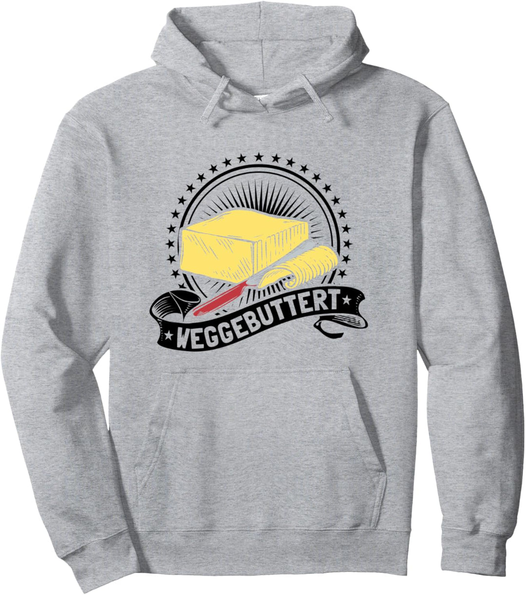Weggebuttert Pullover Hoodie