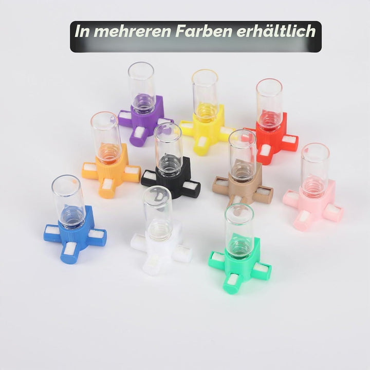Springspinnen-Wasserspender, magnetischer Futterspender zum Aufhängen, geeignet für Springspinnen, V