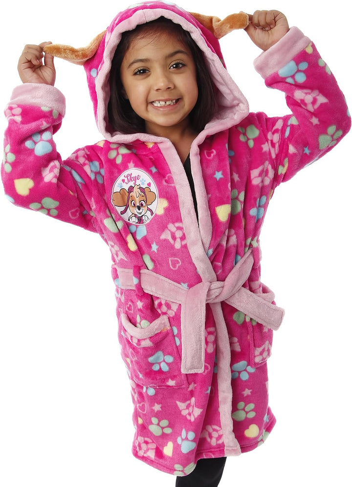 PAW PATROL Bademantel | Skye Bademantel Mädchen | Mädchen Morgenmantel 122 Rosa, 122 Rosa