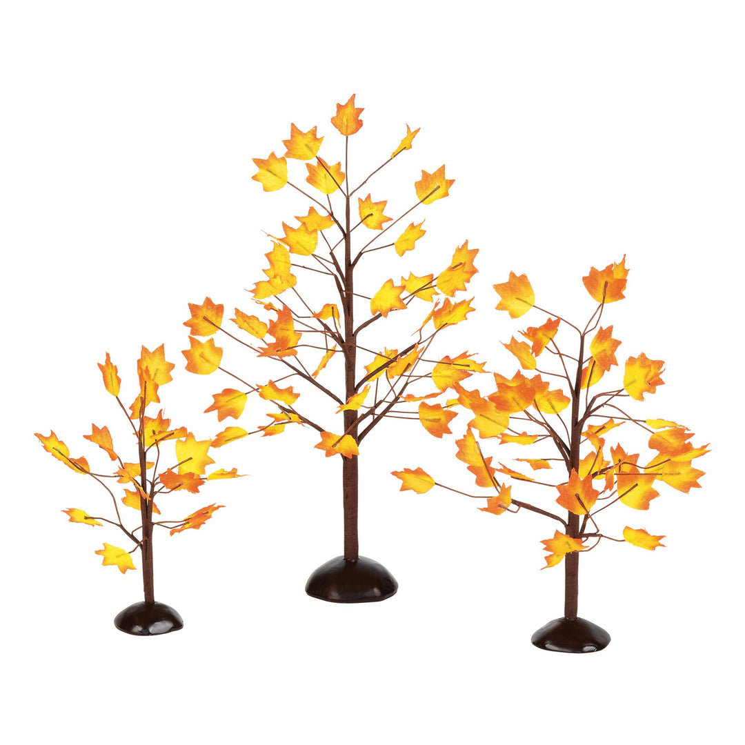 Department 56 Village Autumn Ahornbäume (3 Stück)