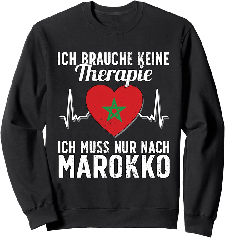 Marokkanische Flagge I Marokko Urlaub I Marokko Sweatshirt