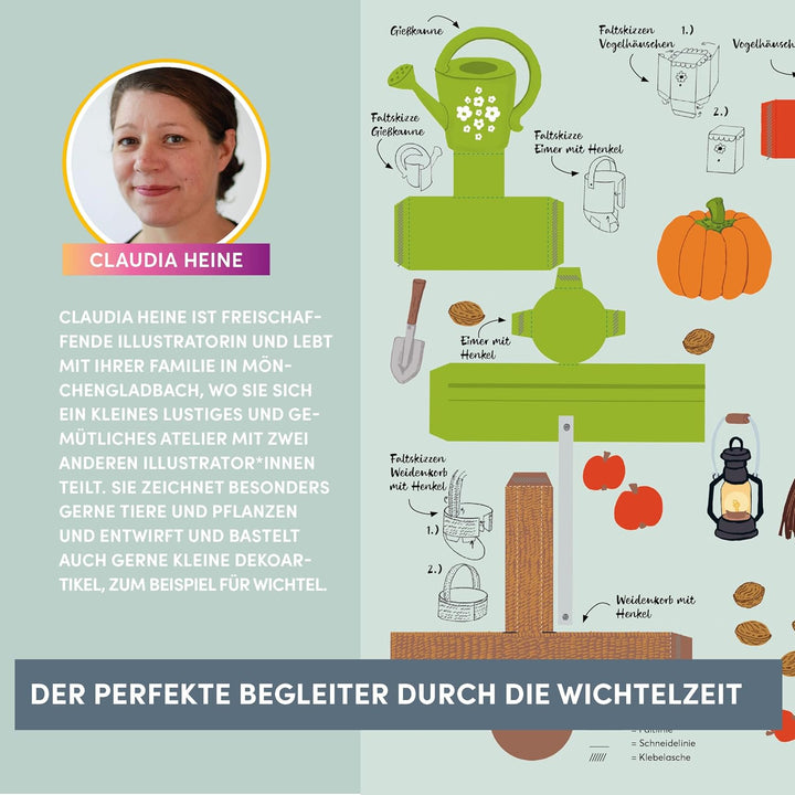 Das blitzschnelle Wichtel-Verbastelbuch: Papier-Accessoires zum Ausschneiden für die Wichteltür, Tas