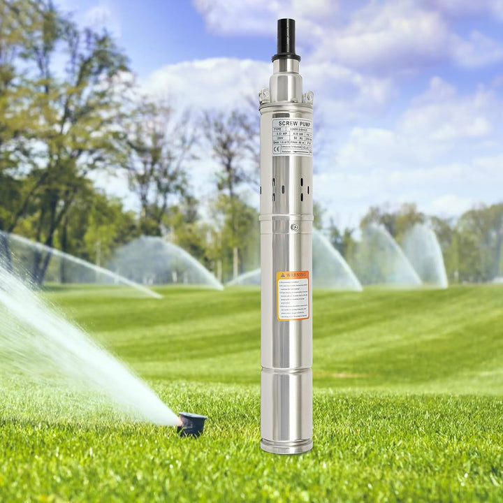 Tauchpumpe 250W, 3 Zoll, V2A Edelstahl, Für Brunnen &amp; Bewässerung