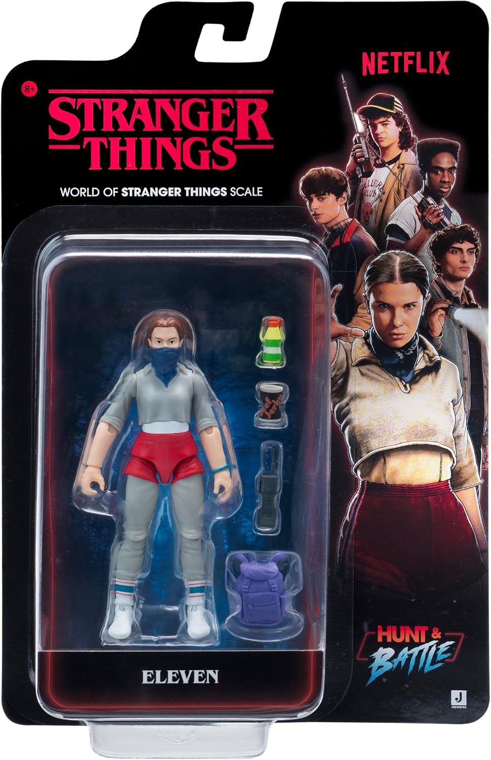 Stranger Things STRT0142 - Elf (Staffel 5) – 10 cm grosse und bewegliche Figur mit Accessoire, Elf