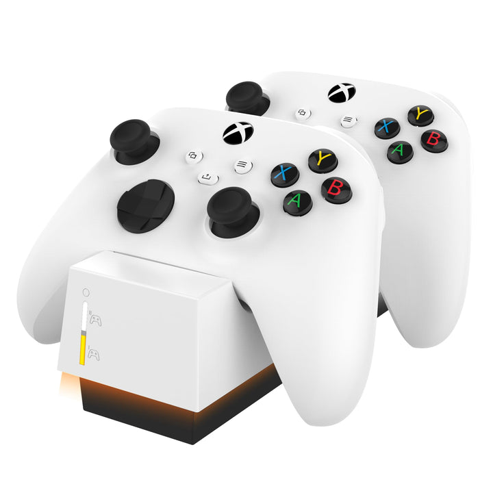 snakebyte Xbox Controller Ladestation- offiziell lizenziert - 2Std. Ultra-Schnellladung für 2 Xbox S