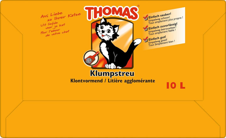 Thomas Klumpstreu - geruchsbindendes Katzenstreu (10l), 10l