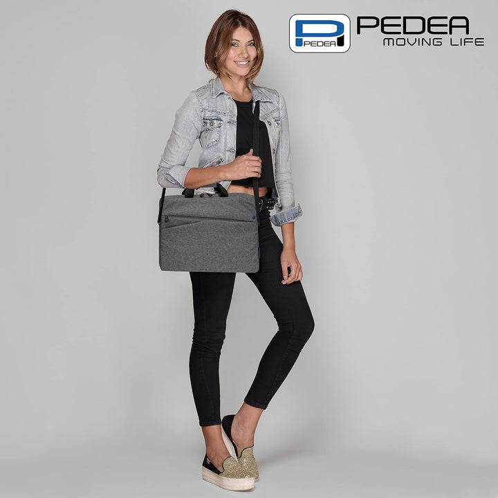 Pedea - Laptoptasche *Fashion* Notebook-Tasche bis 17,3 Zoll - Laptop Umhängetasche mit Schultergurt