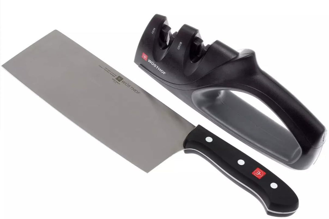 Wüsthof Chinesisches Kochmesser + Messerschärfer 9281-4