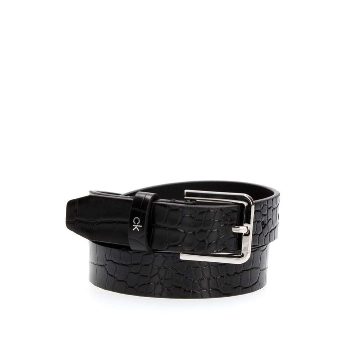 Calvin Klein CK Must Croc Fix Belt 2.5 W90 Black