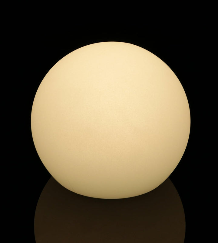 LED-Highlights Tischlampe Kugel 20 cm Aufladbar mit Akku Farbwechsel Fernbedienung Dimmbar Lampe Kug
