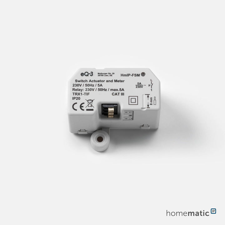 Homematic IP Schalt-Mess-Aktor-Unterputz Schalt-Mess-Aktor (5 A), Schalt-Mess-Aktor (5 A)